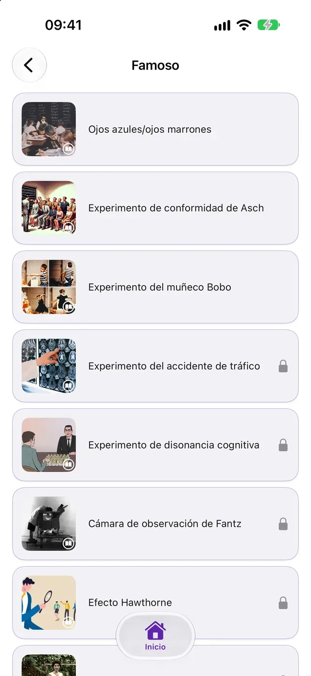 Experimentos de vida
